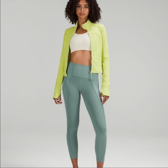 Lululemon Align Rib Panel HR Tight 25" - Tidewater Teal - 4 NWT - Picture 2 of 6